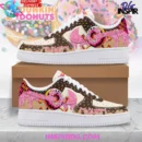Addicted to Dunkin Donuts Drip Air Force 1 Sneakers