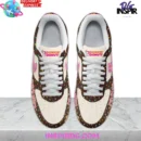 Addicted to Dunkin Donuts Drip Air Force 1 Sneakers