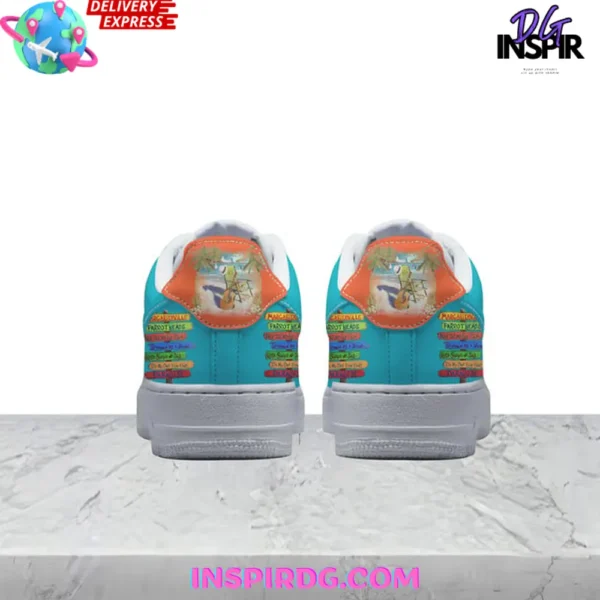 Jimmy Buffett Margaritaville Tribute Air Force 1 Sneakers - Image 3