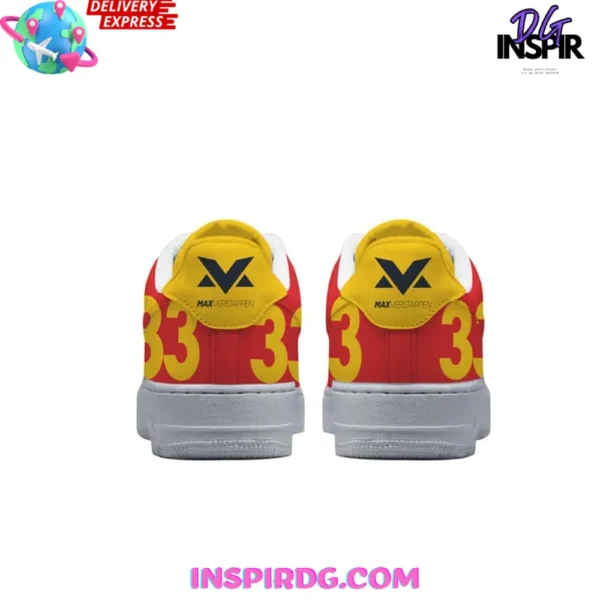 Max Verstappen Simple Lovely Limited Edition Air Force 1 Sneakers - Image 3