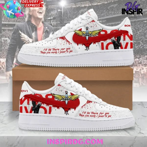 Bon Jovi “I'll Be There for You” Limited Edition Air Force 1 Sneakers