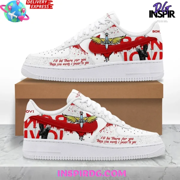 Bon Jovi “I'll Be There for You” Limited Edition Air Force 1 Sneakers - Image 2