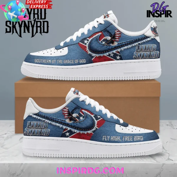 Lynyrd Skynyrd Fly High Free Bird Special Air Force 1 Sneakers - Image 2