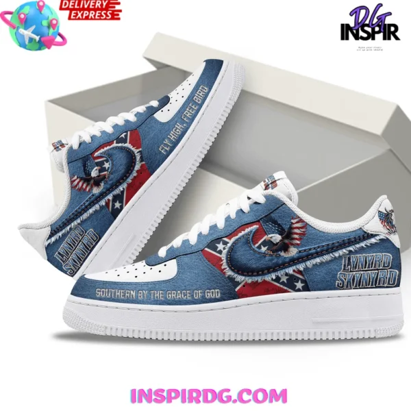 Lynyrd Skynyrd Fly High Free Bird Special Air Force 1 Sneakers - Image 4