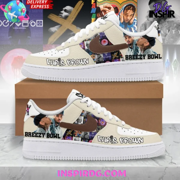Chris Brown Breezy Bowl Limited Edition Air Force 1 Sneakers