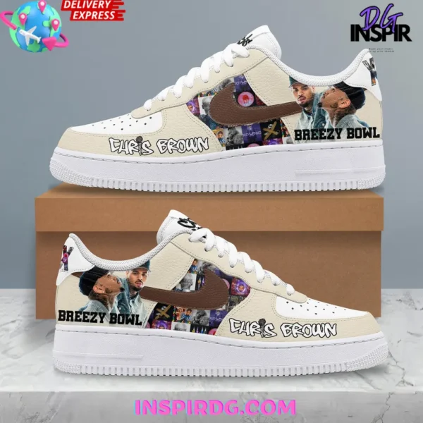 Chris Brown Breezy Bowl Limited Edition Air Force 1 Sneakers - Image 2