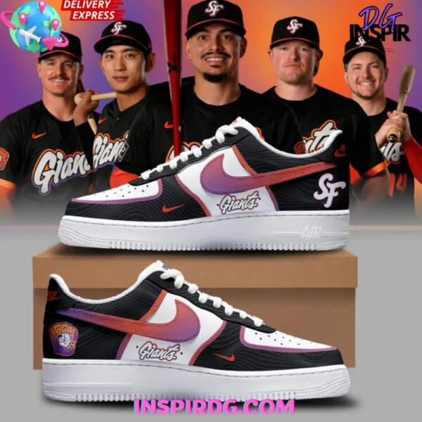 San Francisco Giants 2025-26 City Edition Air Force 1 Sneakers