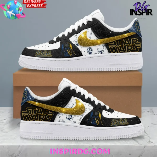 Notre Dame Fighting Irish x Star Wars Limited Air Force 1 Sneakers - Image 2