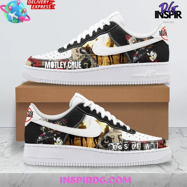 Mötley Crüe Dogs Of War Limited Edition Air Force 1 Sneakers