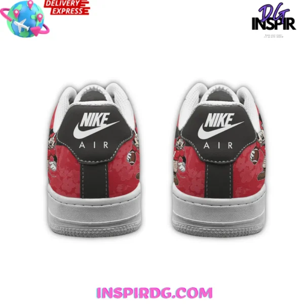 Georgia Bulldogs x Mickey Mouse Limited Edition Air Force 1 Sneakers - Image 4
