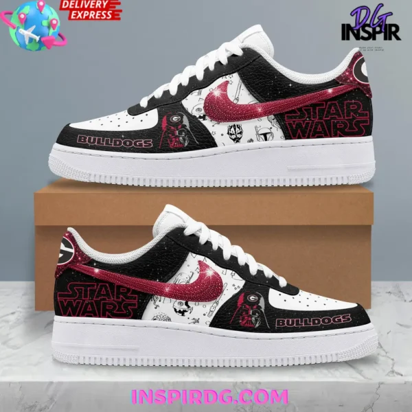 Georgia Bulldogs x Star Wars Limited Edition Air Force 1 Sneakers - Image 2