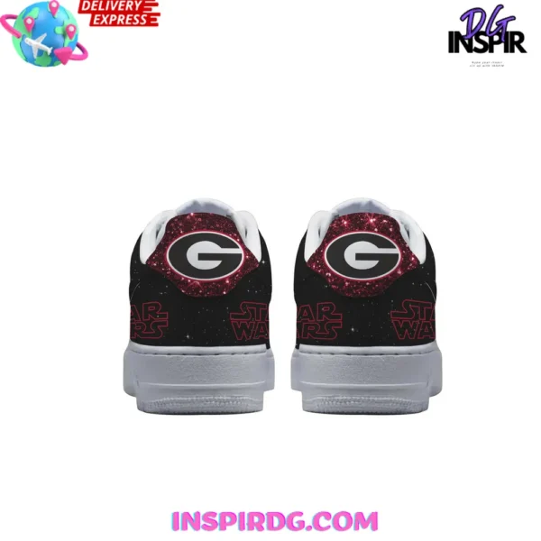Georgia Bulldogs x Star Wars Limited Edition Air Force 1 Sneakers - Image 4