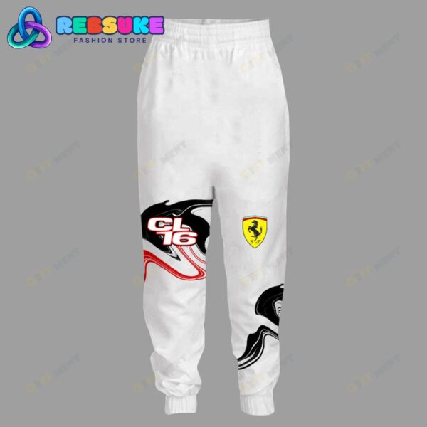 Charles Leclerc Scuderia Ferrari 2025 Limited Hoodie Set - Image 2
