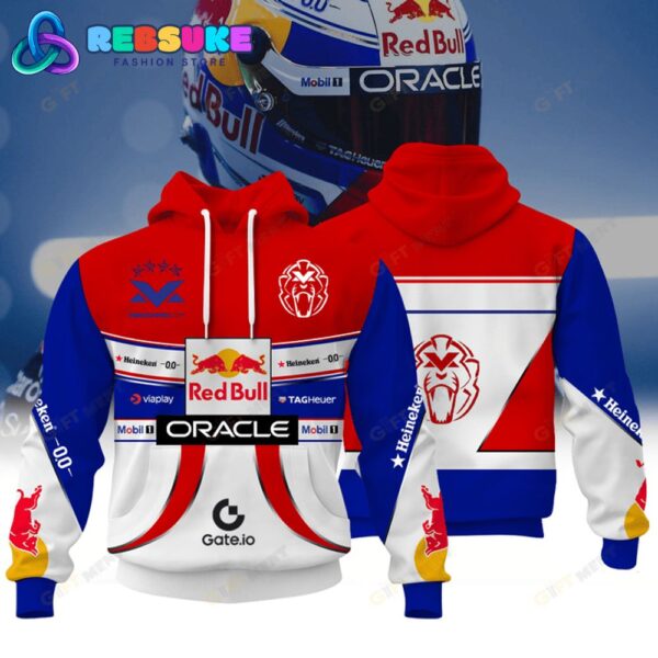 Max Verstappen 2025 Red Bull Racing New Hoodie, Cap - Image 2