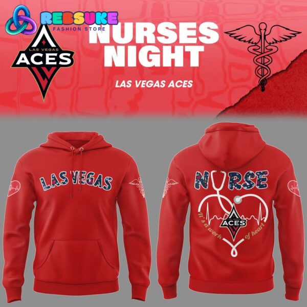 Las Vegas Aces WNBA x Nurses Night Hoodie Set 2025