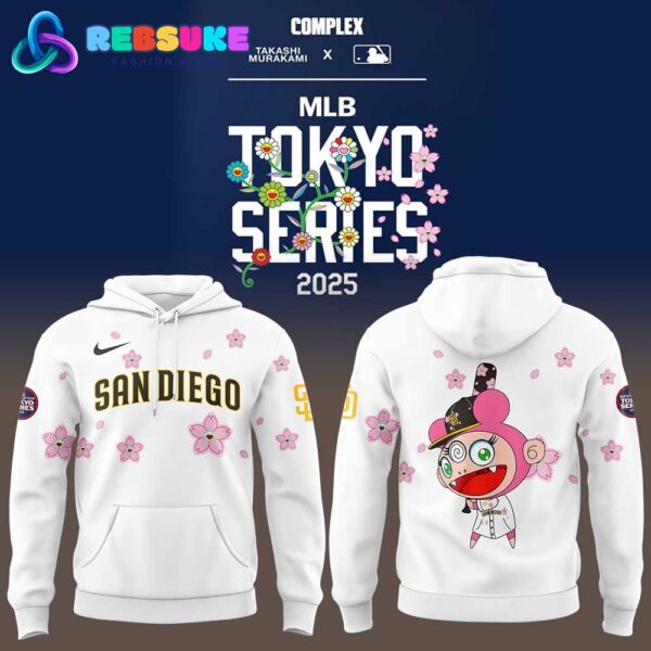 San Diego Padres Takashi Murakami x MLB World Tour Tokyo Series Hoodie