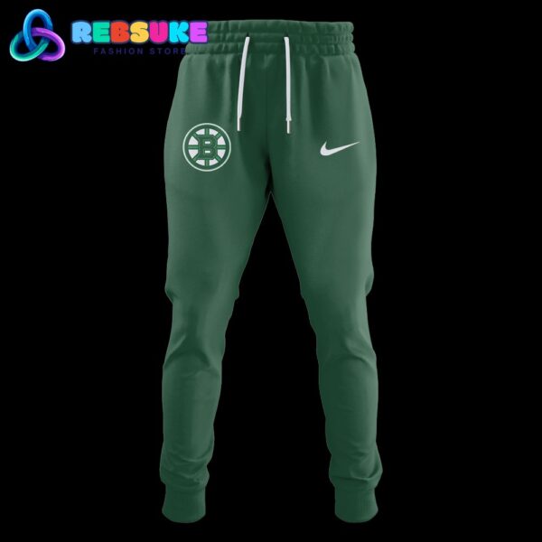 Boston Bruins x St.Patrick’s Day Hoodie Set 2025 - Image 3