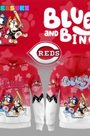 Cincinnati Reds Bluey and Bingo Hoodie Set