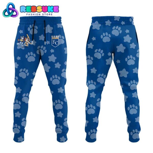 Kansas City Royals Bluey and Bingo Hoodie Set - Image 3