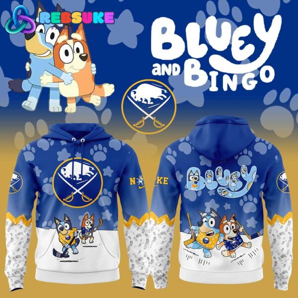 Buffalo Sabres Bluey and Bingo Hoodie Set