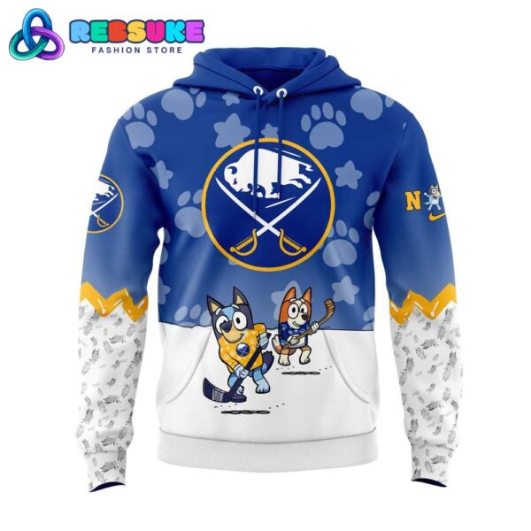 Buffalo Sabres Bluey and Bingo Hoodie Set - Image 2