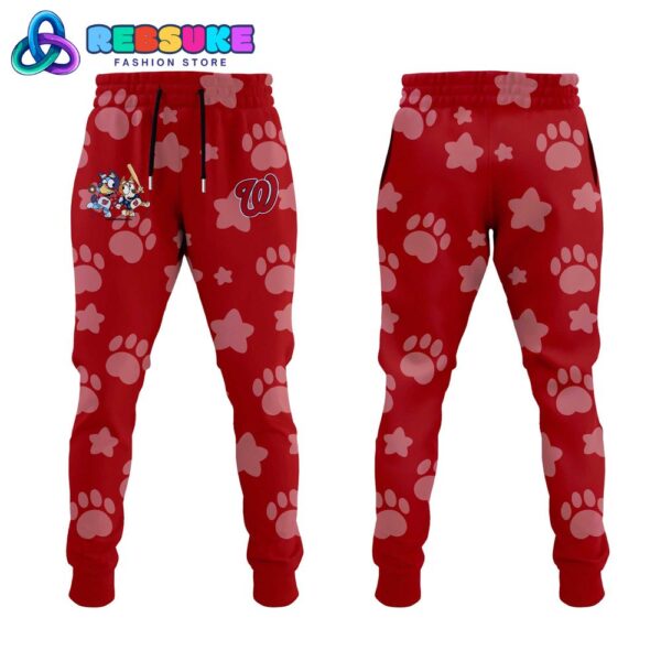Washington Nationals Bluey and Bingo Hoodie Set - Image 3