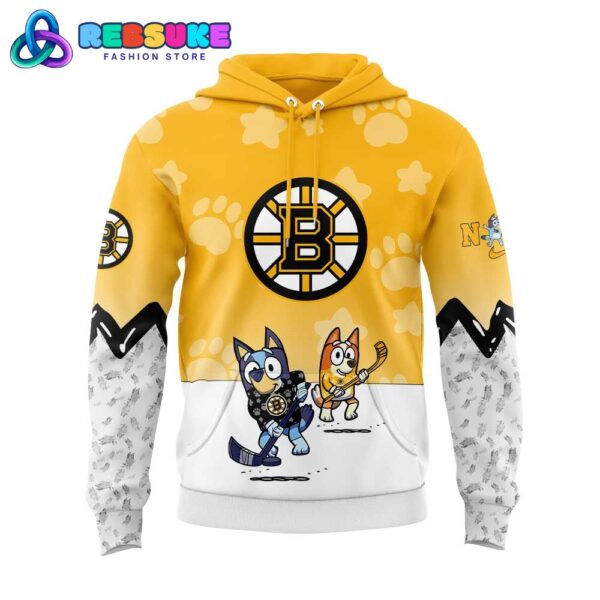 Boston Bruins Bluey and Bingo Hoodie Set - Image 2