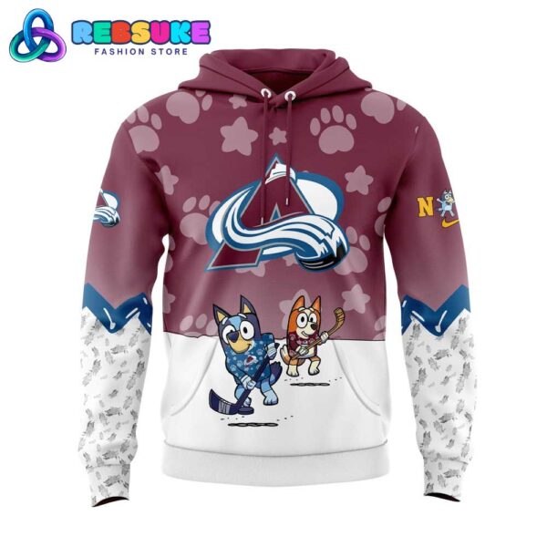 Colorado Avalanche Bluey and Bingo Hoodie Set - Image 2
