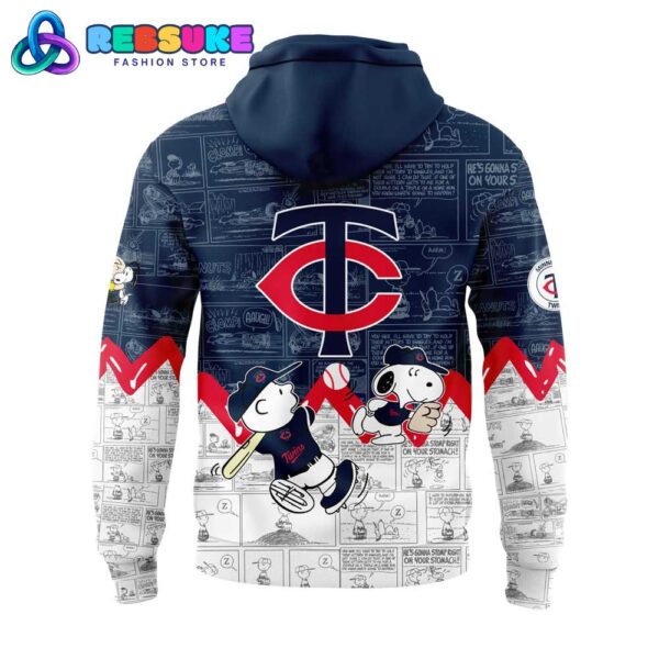 Minnesota Twins 75th Anniversary of Peanuts Hoodie Set - Image 3