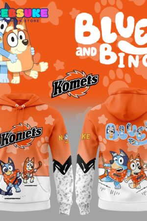 Fort Wayne Komets Bluey and Bingo Hoodie Set
