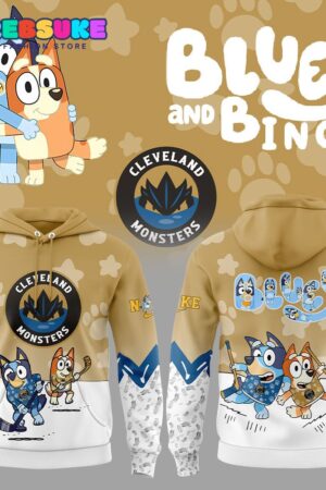 Cleveland Monsters Bluey and Bingo Hoodie Set