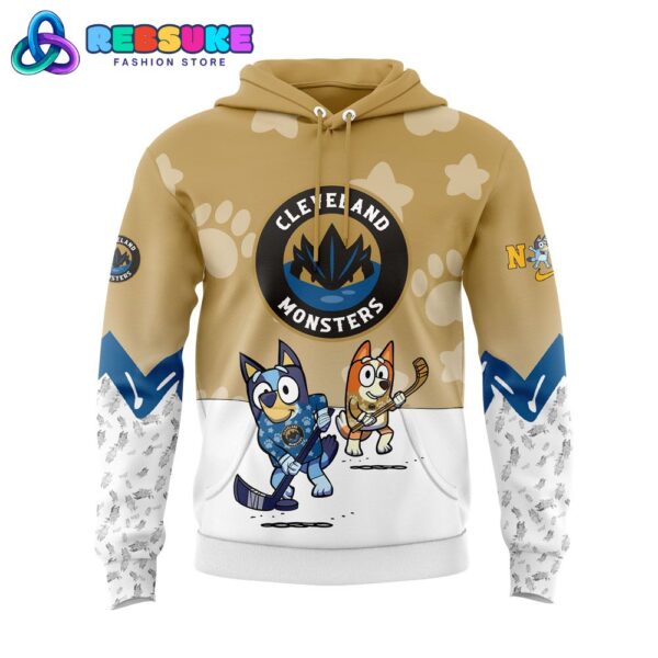 Cleveland Monsters Bluey and Bingo Hoodie Set - Image 3