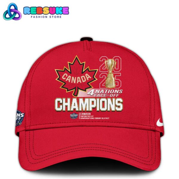 Canada Fanatics Steel 2025 4 Nations Face-Off Champions Hoodie Set - Image 5