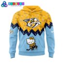 Nashville Predators Hello Kitty New Hoodie Set