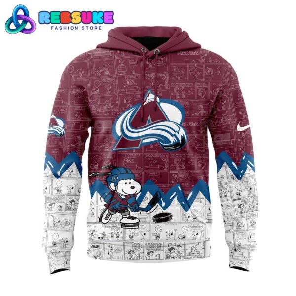 Colorado Avalanche Anniversary of Peanuts Hoodie Set - Image 2