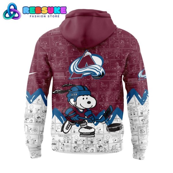 Colorado Avalanche Anniversary of Peanuts Hoodie Set - Image 3