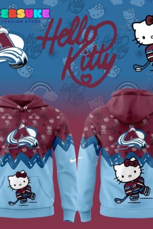 Colorado Avalanche Hello Kitty New Hoodie Set