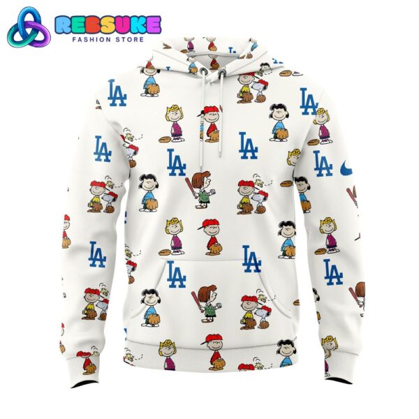 Los Angeles Dodgers Peanuts 75th Anniversary Hoodie, Cap - Image 2