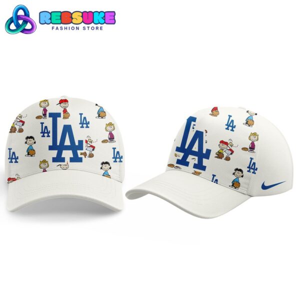 Los Angeles Dodgers Peanuts 75th Anniversary Hoodie, Cap - Image 3