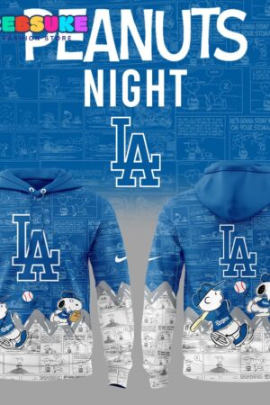 Los Angeles Dodgers 75th Anniversary of Peanuts Hoodie Set