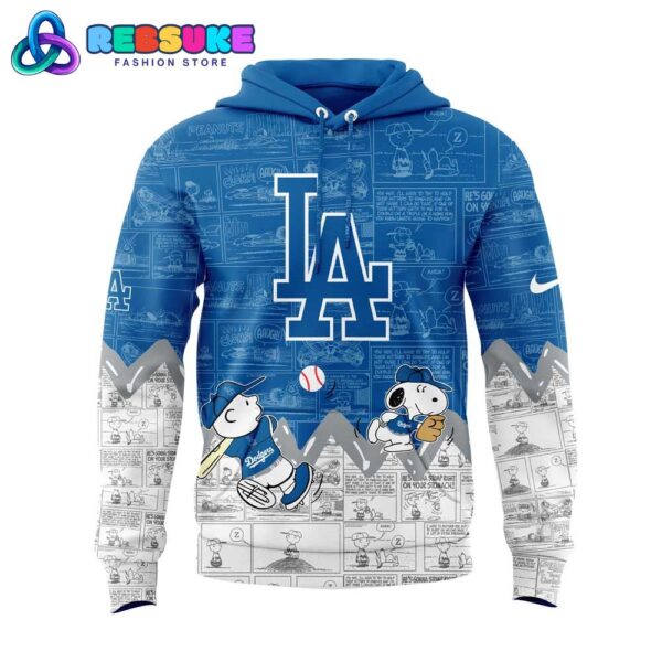Los Angeles Dodgers 75th Anniversary of Peanuts Hoodie Set - Image 2