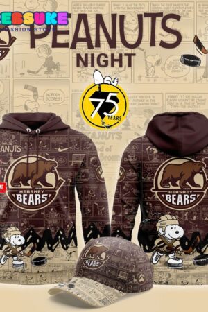 Hershey Bears 75th Anniversary of Peanuts Hoodie Set