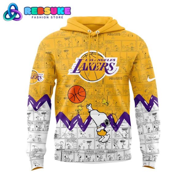 Los Angeles Lakers 75th Anniversary of Peanuts Hoodie Set - Image 2