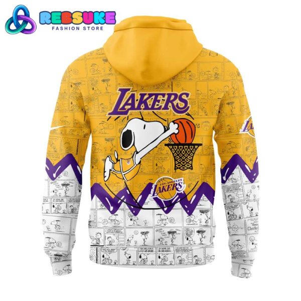 Los Angeles Lakers 75th Anniversary of Peanuts Hoodie Set - Image 3