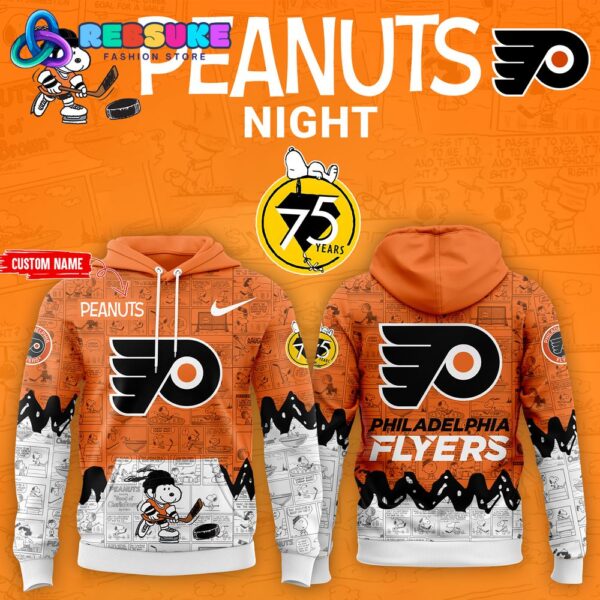 Philadelphia Flyers 75th Anniversary of Peanuts Hoodie Set