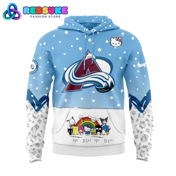 Colorado Avalanche x Hello Kitty Hoodie Set 2025 - Image 2