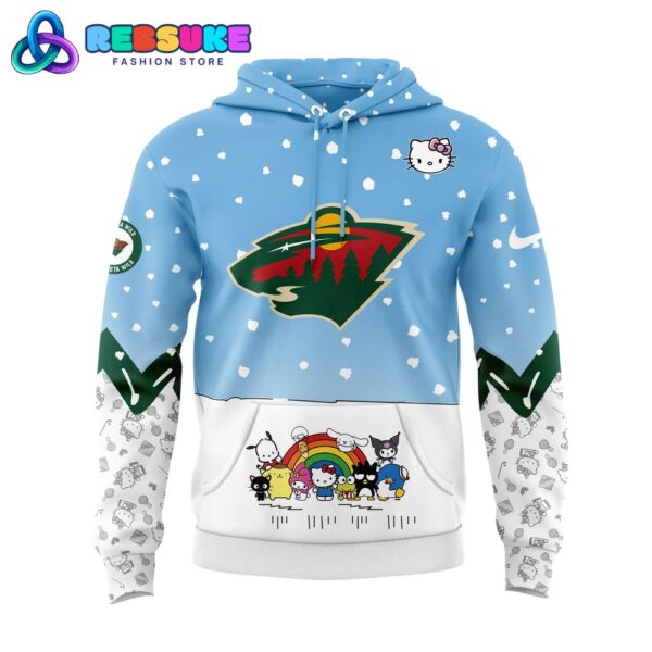 Minnesota Wild x Hello Kitty Hoodie Set 2025 - Image 2
