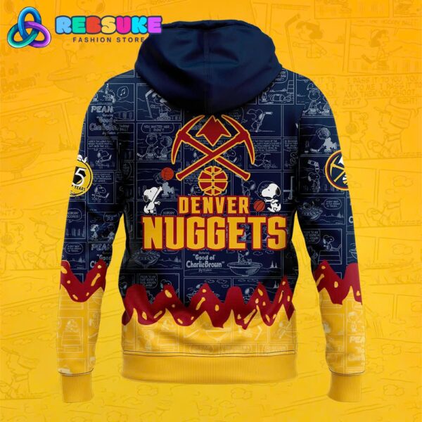 Denver Nuggets 75th Anniversary of Peanuts Hoodie Set - Image 2