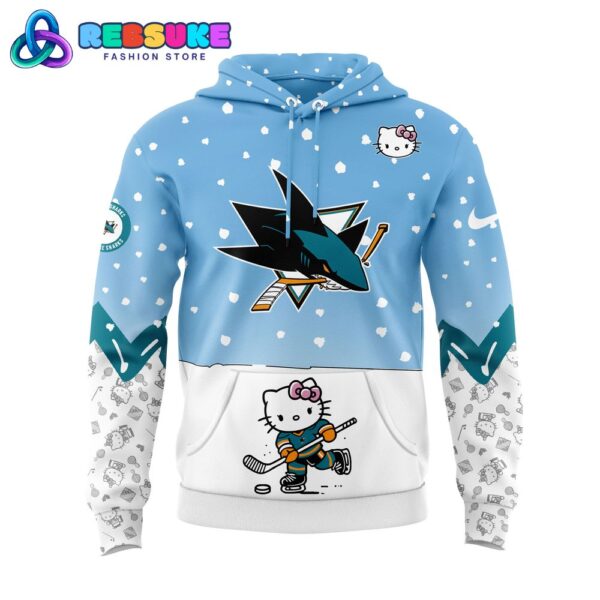 San Jose Sharks x Hello Kitty Hoodie Set 2025 - Image 2
