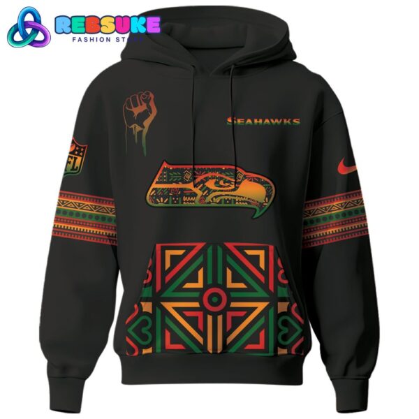 Seattle Seahawks NFL Black History Month Hoodie Set - Image 2